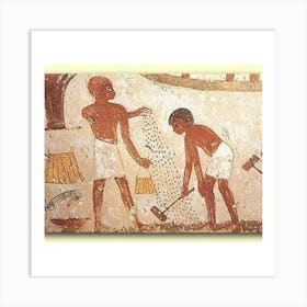 Egyptian Farming Art Print