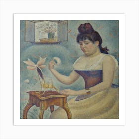 Woman In A Dress 3 Art Print