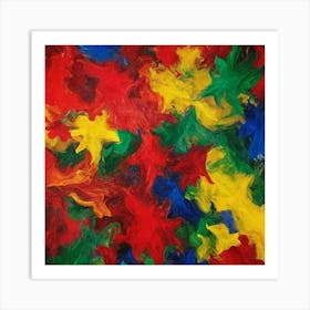 Abstract Painting 1020 Art Print