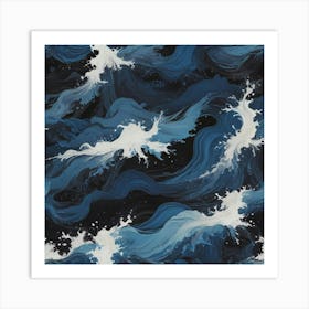 Ocean Waves 1 Art Print