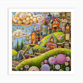 Town'' Art Print