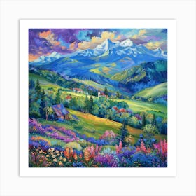 Mountain Landscape 16 Art Print