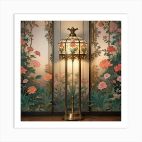 Tiffany Floor Lamp Art Print