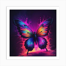 Butterfly Painting 242 Art Print