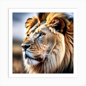 Lion Portrait 28 Art Print