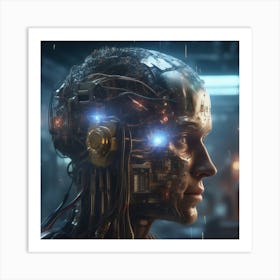 Cyborg 111 Art Print