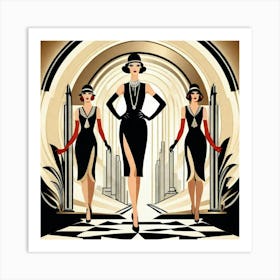 Art Deco 18 Art Print