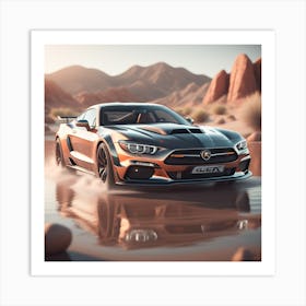 Mustang Gt Art Print