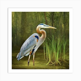 Great Blue Heron 3 Art Print