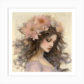 Dandelion Dreams Fairytale Whispers Art Print