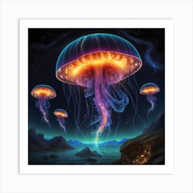 Jellyfish Art Print