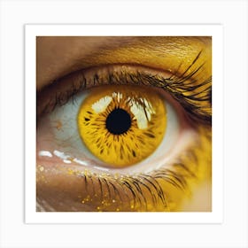 Yellow Eye 2 Art Print