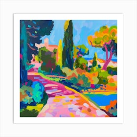 Abstract Park Collection Buen Retiro Park Buenos Aires 1 Art Print