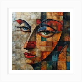 Abstract Of A Woman 17 Art Print