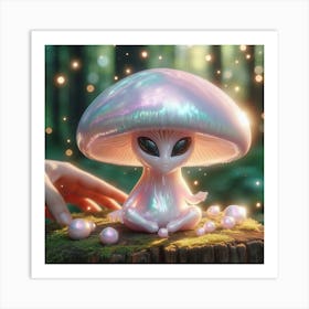 Alien Mushroom 2 Art Print