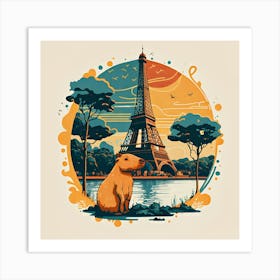 Paris Eiffel Tower 2 Art Print