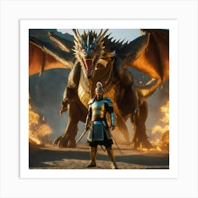 King Of Dragons Art Print