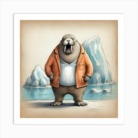 Walrus 16 Art Print