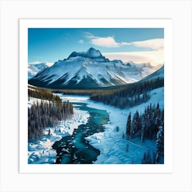 Gates Of The Arctic Winter Art Print