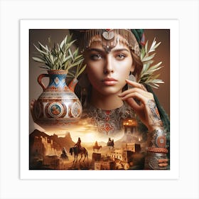 Egyptian Woman 5 Art Print