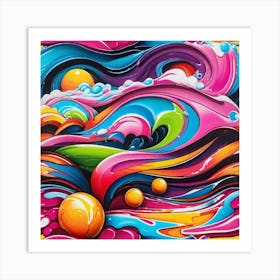 Abstract Painting 123 Art Print