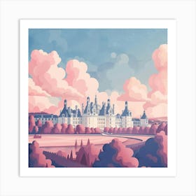 Castle In The Clouds Art Print