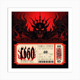 6660 Tickets Art Print