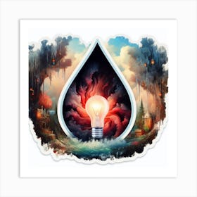 Light Bulb 3 Art Print