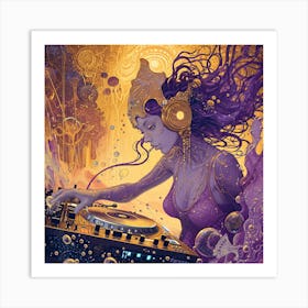 Dj Dj 2 Art Print