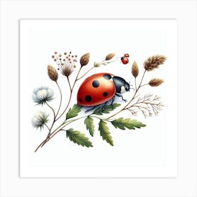 Ladybird Art Print