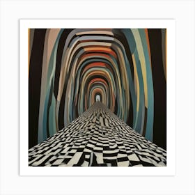 Tunnel Art Print