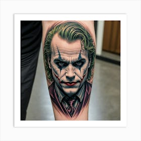 Joker Tattoo 22 Art Print