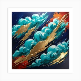 Azure Sky Art Print