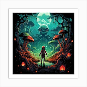 Night In The Woods 3 Art Print