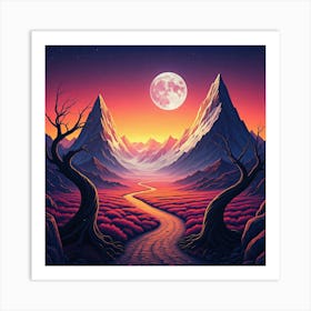 Landscape Painting Art Print