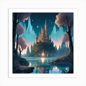 Fairytale Castle Art Print