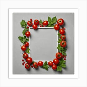 Frame Of Tomatoes 18 Art Print