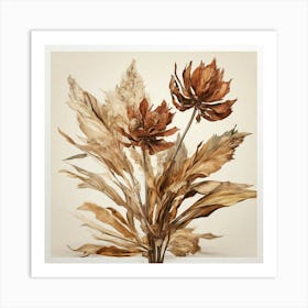 Dried Flowers 1 Art Print