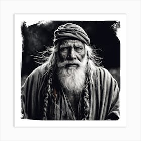 Old Man With Beard Art Print