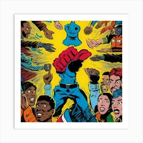 Comic Book Cover 2 Art Print