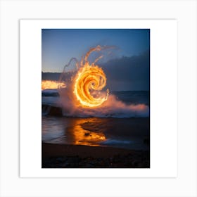 Hawaiian Fire Art Print