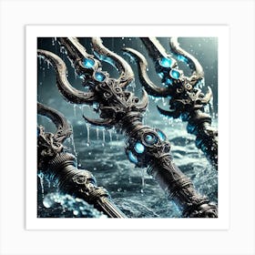 Cascade Sovereignty Tempest Riders Weapons Art Print