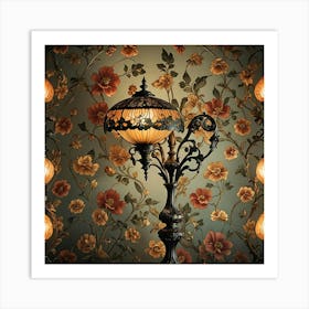 Rococo Lamp Art Print