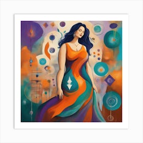 Dreamwoman Art Print