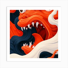 Asian Demon Art Print