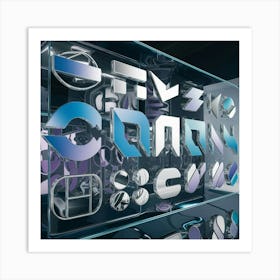 Tv Logo Art Print