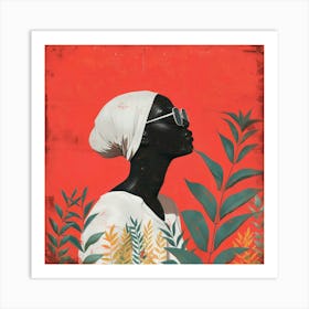 Woman In A Turban Art Print