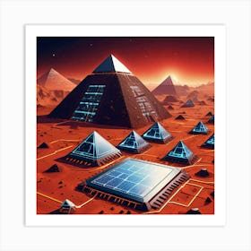 Pyramids Of Giza 3 Art Print