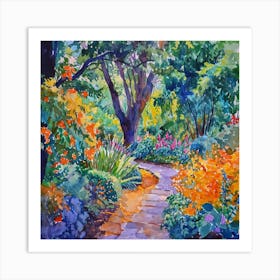 Path In The Garden Art Print