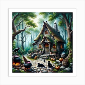 Witch's Cottage #2 Art Print